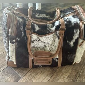 NWOT Myra Cowhide Large Duffel Bag
